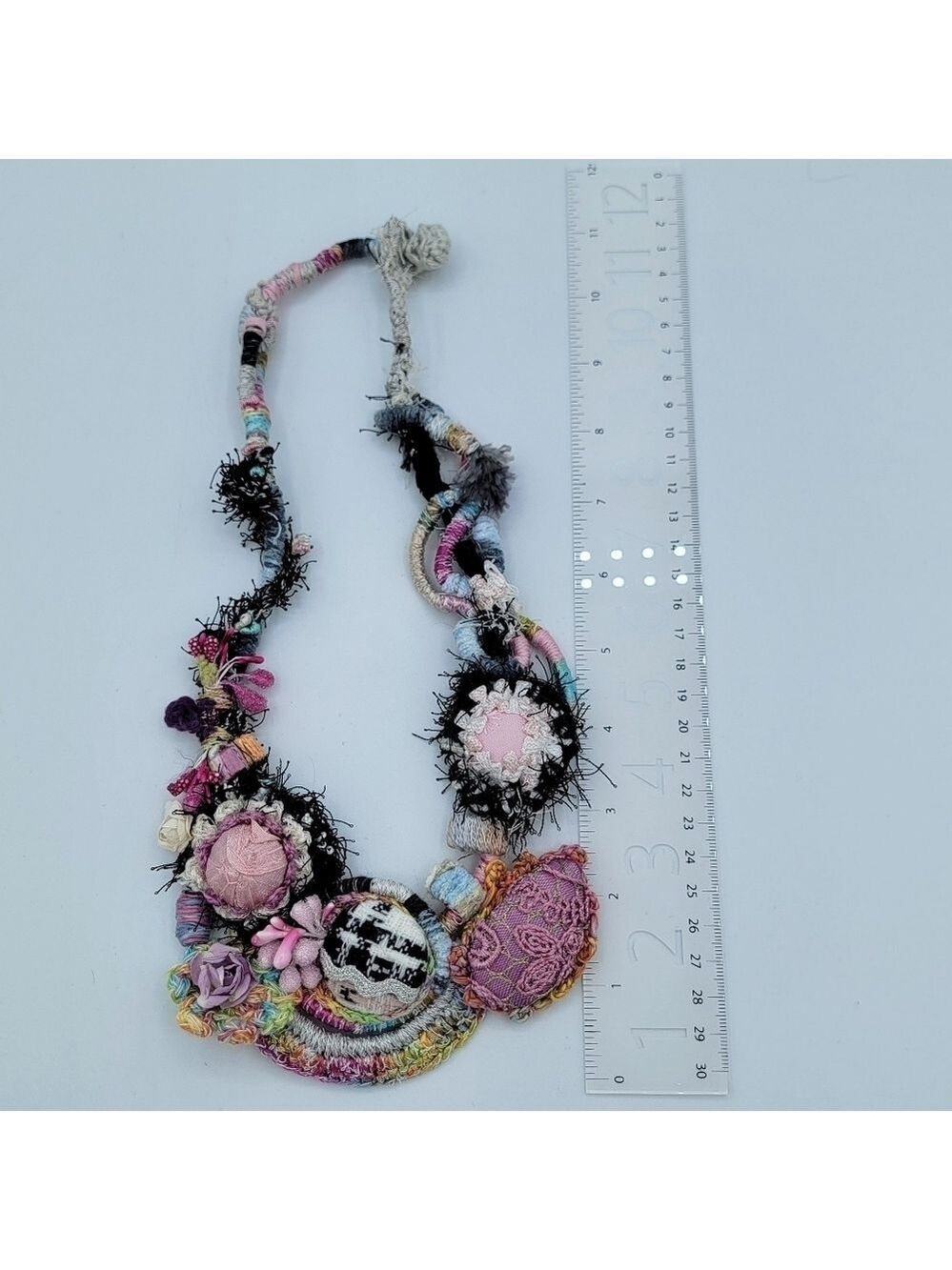 Handmade Necklace Multicolor Made By An Etsy Artisan #2035 - Picture 3 of 8